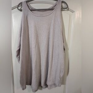 Torrid Super Soft Plush Beige Top